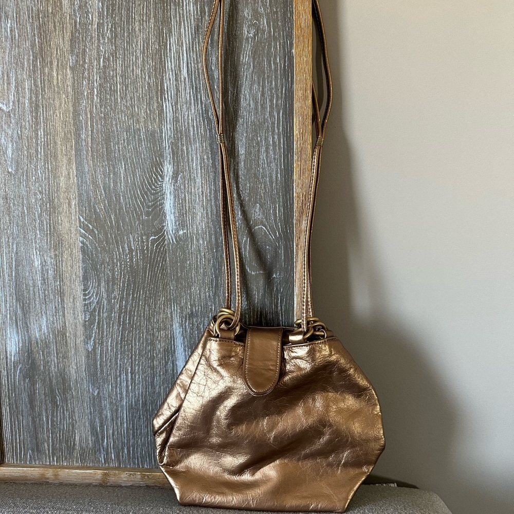 Elegant Gold Handbag Made in USA vintage